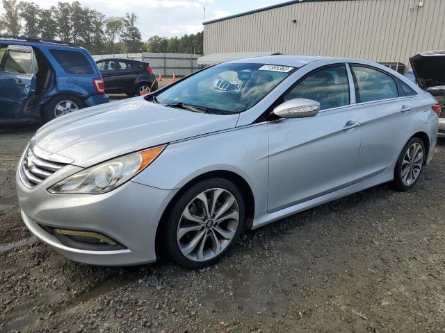 5NPEC4AC4EH822744 - 2014 HYUNDAI SONATA SE SILVER photo 1