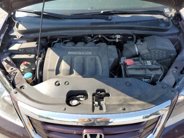 5FNRL3H44AB002151 - 2010 HONDA ODYSSEY EX MAROON photo 12