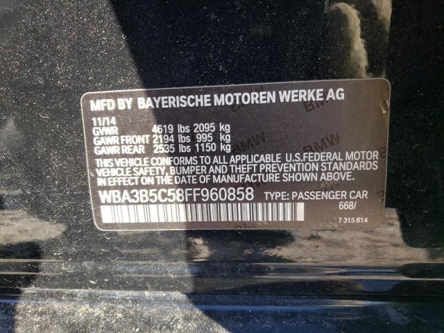 WBA3B5C58FF960858 - 2015 BMW 328 XI SULEV BLACK photo 13