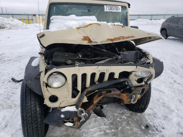 1J4AA2D18BL524573 - 2011 JEEP WRANGLER SPORT ბეჟი ფოტო 5