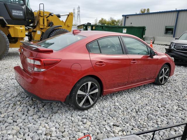 4S3GKAL69J3621591 - 2018 SUBARU IMPREZA SPORT RED photo 3