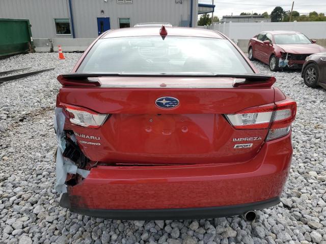 4S3GKAL69J3621591 - 2018 SUBARU IMPREZA SPORT RED photo 6