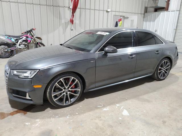 WAUB4AF46JA021537 - 2018 AUDI S4 PREMIUM PLUS GRAY photo 1