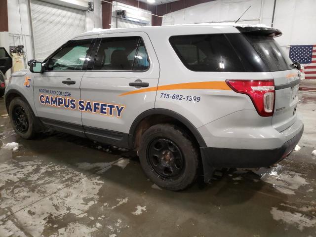 1FM5K8AR0DGC20792 - 2013 FORD EXPLORER POLICE INTERCEPTOR SILVER photo 2