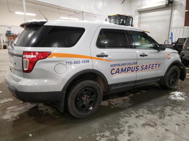 1FM5K8AR0DGC20792 - 2013 FORD EXPLORER POLICE INTERCEPTOR SILVER photo 3