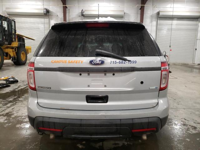 1FM5K8AR0DGC20792 - 2013 FORD EXPLORER POLICE INTERCEPTOR SILVER photo 6