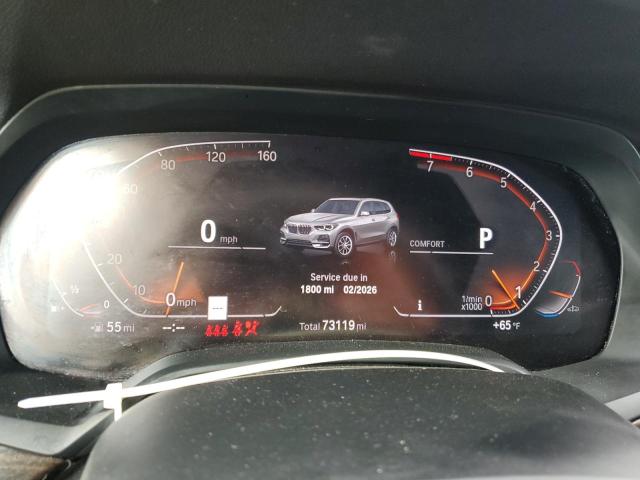 5UXCR6C58KLL11303 - 2019 BMW X5 XDRIVE40I WHITE photo 9