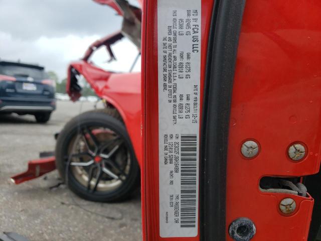 2C3CDZFJ3GH164990 - 2016 DODGE CHALLENGER R/T SCAT PACK RED photo 13