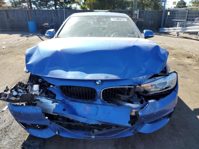 WBA3N9C57GK249594 - 2016 BMW 428 XI BLUE photo 5