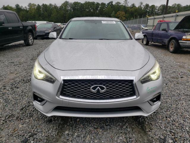 JN1EV7AP9JM356830 - 2018 INFINITI Q50 LUXE SILVER photo 5