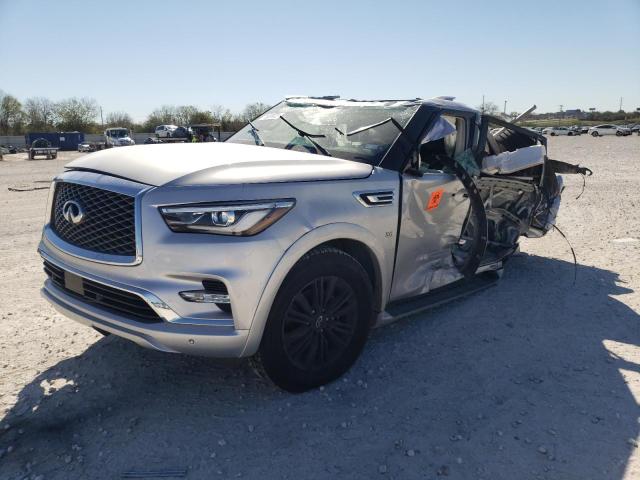 JN8AZ2NF9K9680602 - 2019 INFINITI QX80 LUXE SILVER photo 1