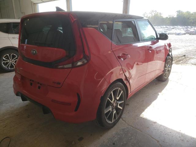 KNDJ63AU9L7002752 - 2020 KIA SOUL GT LINE RED photo 3