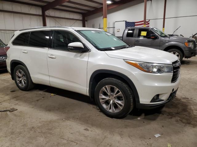 5TDJKRFH4FS221557 - 2015 TOYOTA HIGHLANDER XLE WHITE photo 4