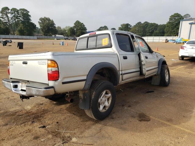 5TEGN92N04Z314248 - 2004 TOYOTA TACOMA DOUBLE CAB PRERUNNER SILVER photo 3