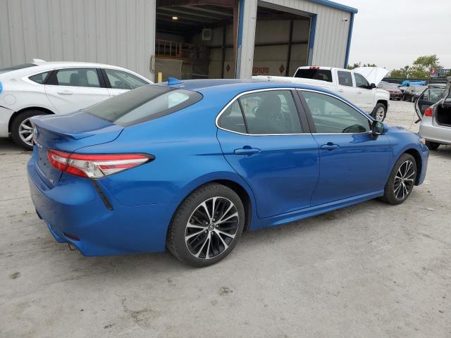 4T1B11HK0KU274954 - 2019 TOYOTA CAMRY L BLUE photo 3