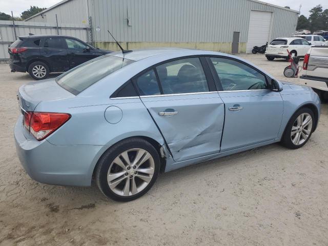 1G1PH5S92B7105352 - 2011 CHEVROLET CRUZE LTZ BLUE photo 3