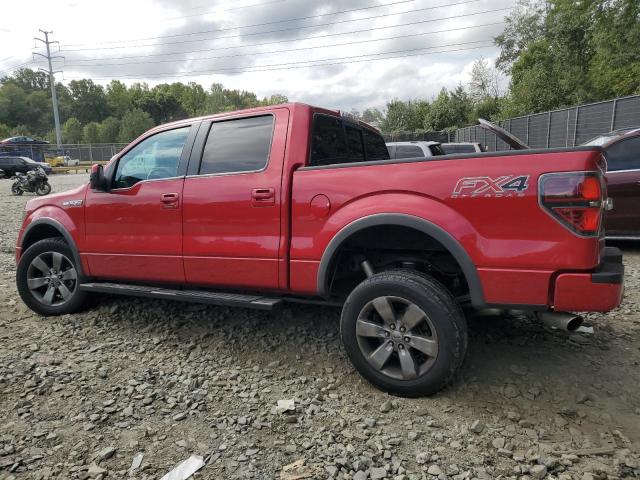 1FTFW1EF3CFB33039 - 2012 FORD F150 SUPERCREW RED photo 2