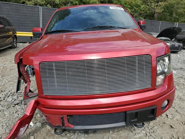 1FTFW1EF3CFB33039 - 2012 FORD F150 SUPERCREW RED photo 5