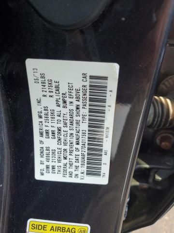 19UUA8F27DA017563 - 2013 ACURA TL 灰色 照片 12