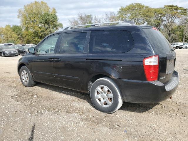 KNDMB233X66039049 - 2006 KIA SEDONA EX BLACK photo 2