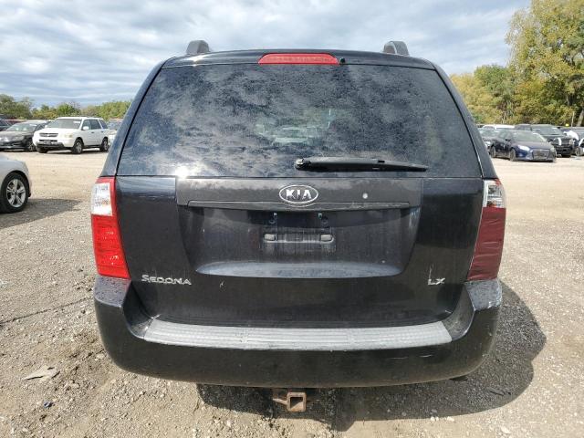 KNDMB233X66039049 - 2006 KIA SEDONA EX BLACK photo 6