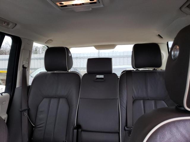 SALME1D4XBA350005 - 2011 LAND ROVER RANGE ROVE HSE WHITE photo 10