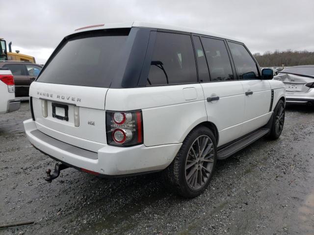 SALME1D4XBA350005 - 2011 LAND ROVER RANGE ROVE HSE WHITE photo 3