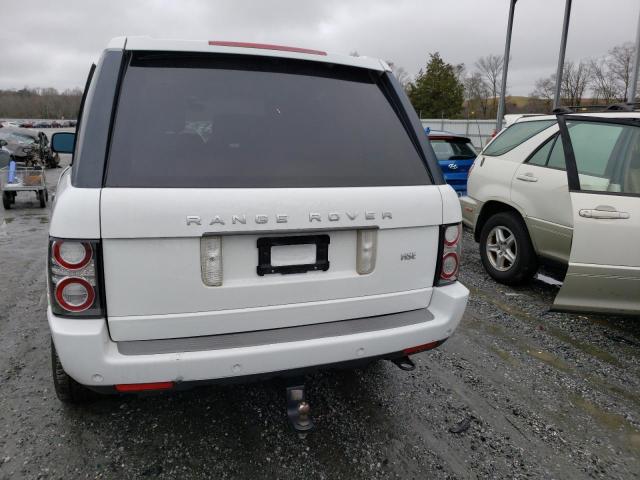 SALME1D4XBA350005 - 2011 LAND ROVER RANGE ROVE HSE WHITE photo 6