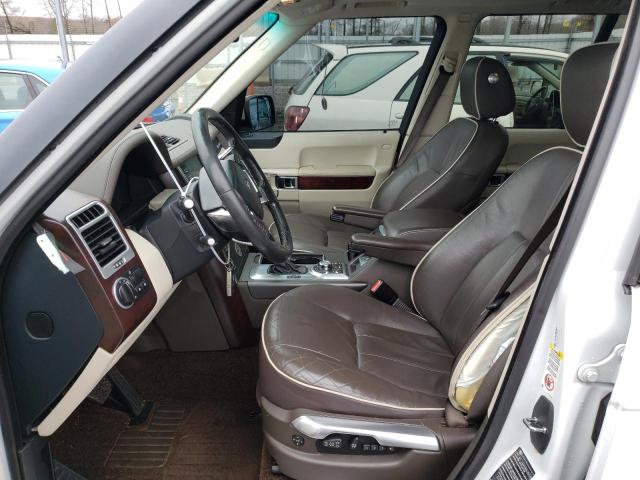 SALME1D4XBA350005 - 2011 LAND ROVER RANGE ROVE HSE WHITE photo 7