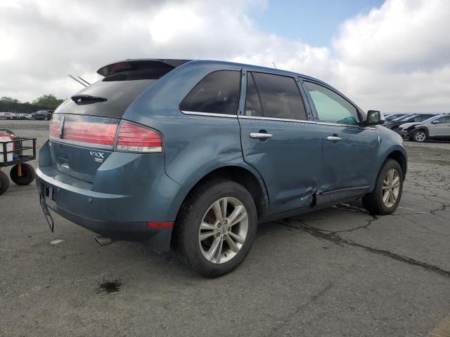 2LMDJ8JC0ABJ31466 - 2010 LINCOLN MKX BLUE photo 3