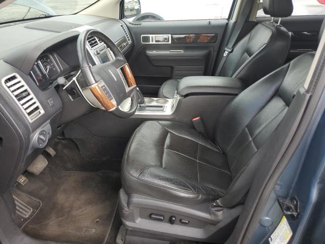 2LMDJ8JC0ABJ31466 - 2010 LINCOLN MKX BLUE photo 7