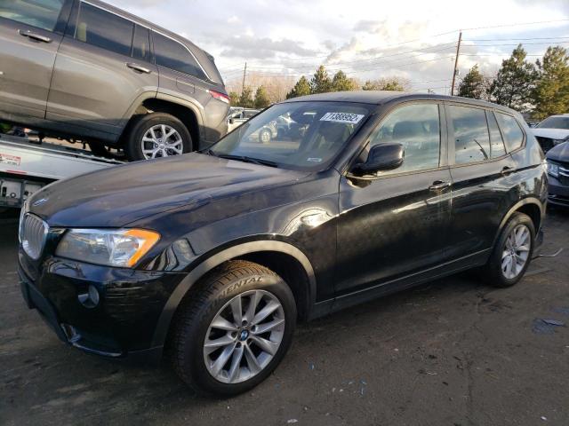 5UXWX9C51D0A21786 - 2013 BMW X3 XDRIVE28I BLACK photo 1