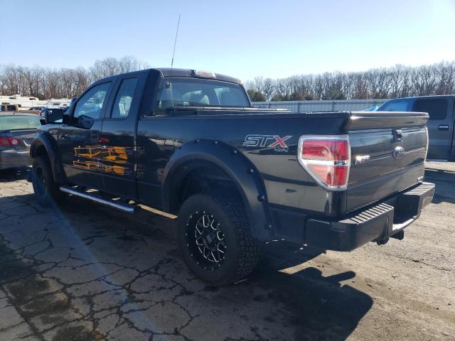 1FTEX1EM5EKE54971 - 2014 FORD F150 SUPER CAB BLACK photo 2