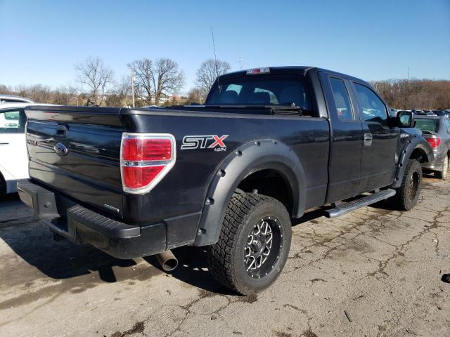 1FTEX1EM5EKE54971 - 2014 FORD F150 SUPER CAB BLACK photo 3