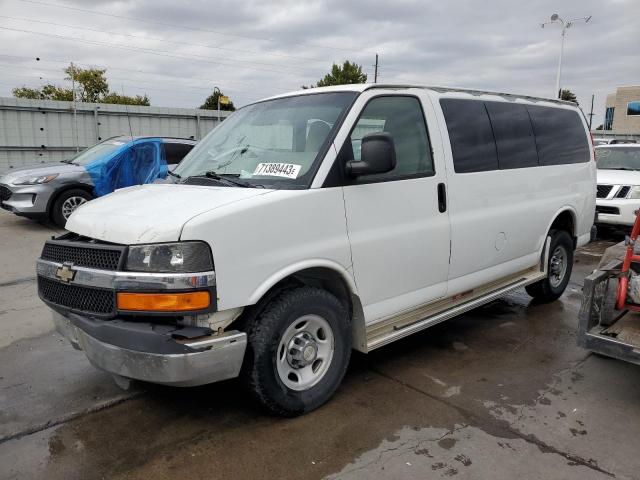 1GA2GYDG1A1136684 - 2010 CHEVROLET EXPRESS G3 LT WHITE photo 1