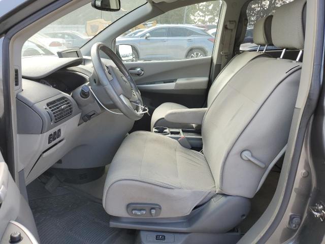 5N1BV28U79N105076 - 2009 NISSAN QUEST S GRAY photo 7