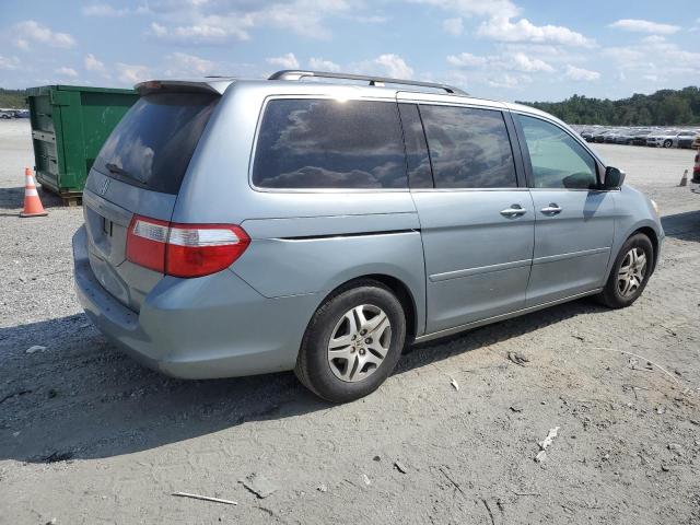 5FNRL38416B108192 - 2006 HONDA ODYSSEY EX TURQUOISE photo 3