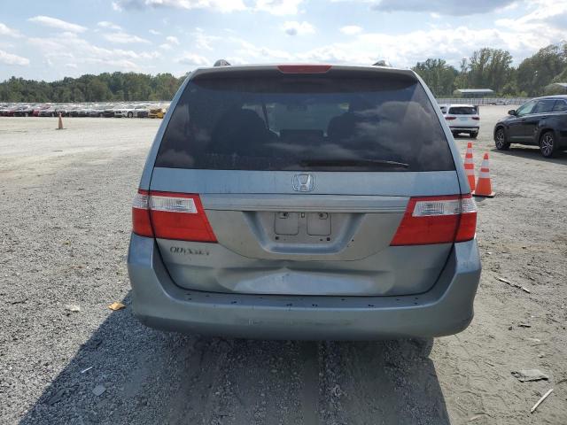 5FNRL38416B108192 - 2006 HONDA ODYSSEY EX TURQUOISE photo 6