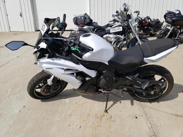 JKAEXEE11FDA19543 - 2015 KAWASAKI EX650-E E WHITE photo 3