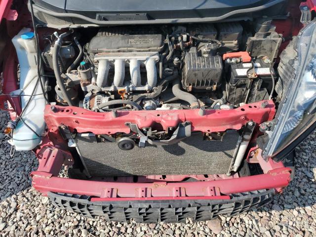 JHMGE8H56CC006319 - 2012 HONDA FIT SPORT RED photo 11