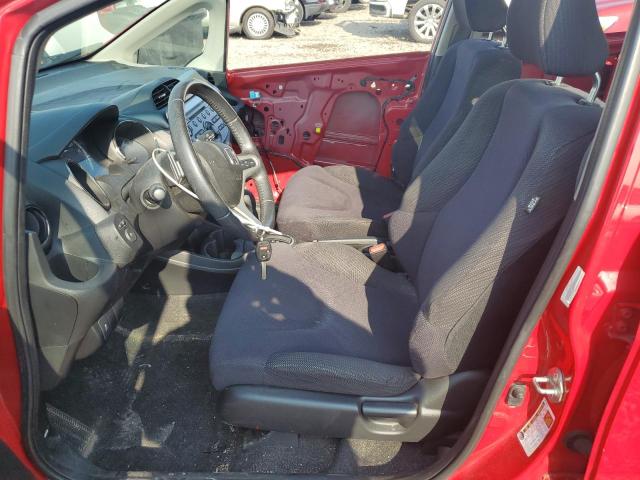 JHMGE8H56CC006319 - 2012 HONDA FIT SPORT RED photo 7