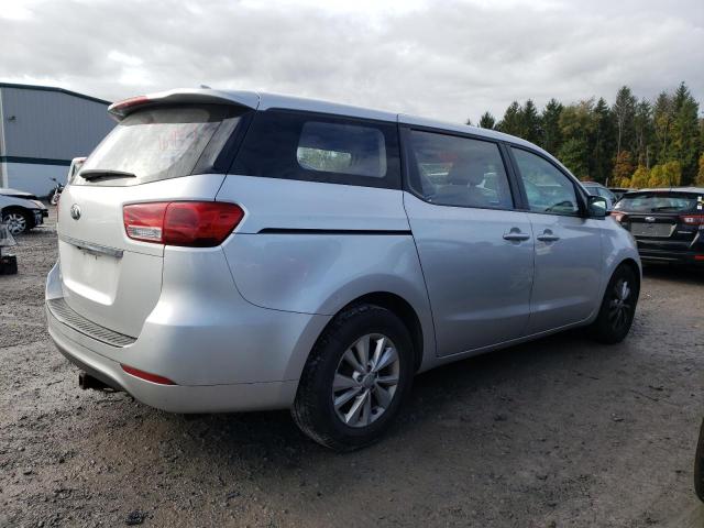 KNDMA5C17G6150100 - 2016 KIA SEDONA L SILVER photo 3