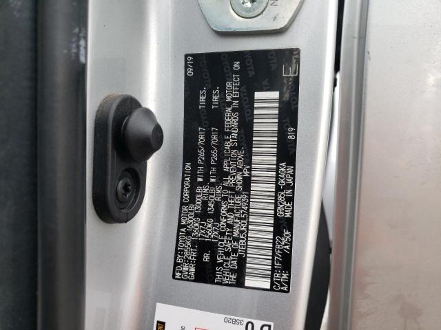 JTEBU5JR0L5749391 - 2020 TOYOTA 4RUNNER SR5/SR5 PREMIUM 银色 照片 13