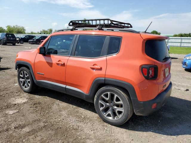 ZACCJABT4GPD56365 - 2016 JEEP RENEGADE LATITUDE ORANGE photo 2