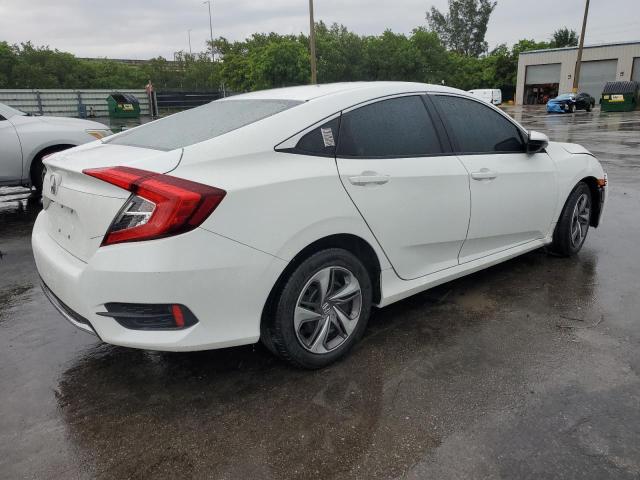 19XFC2F63LE010719 - 2020 HONDA CIVIC LX WHITE photo 3