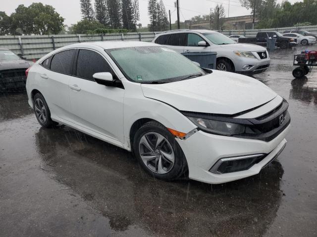 19XFC2F63LE010719 - 2020 HONDA CIVIC LX WHITE photo 4