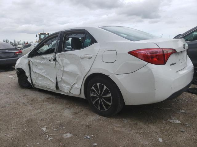 2T1BURHE5HC772464 - 2017 TOYOTA COROLLA L WHITE photo 2