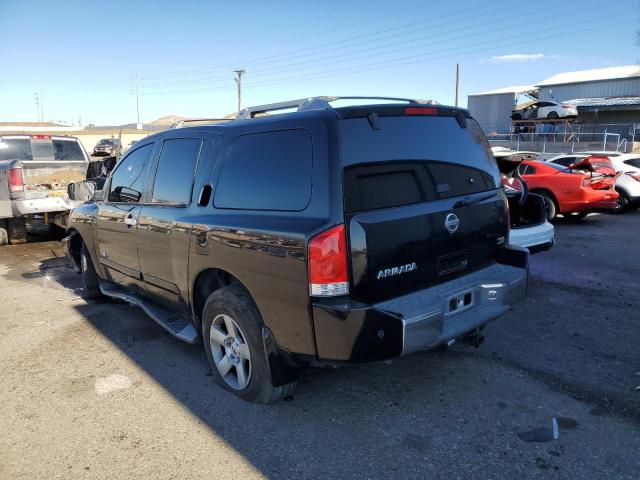 5N1AA08A15N700145 - 2005 NISSAN ARMADA SE BLACK photo 2