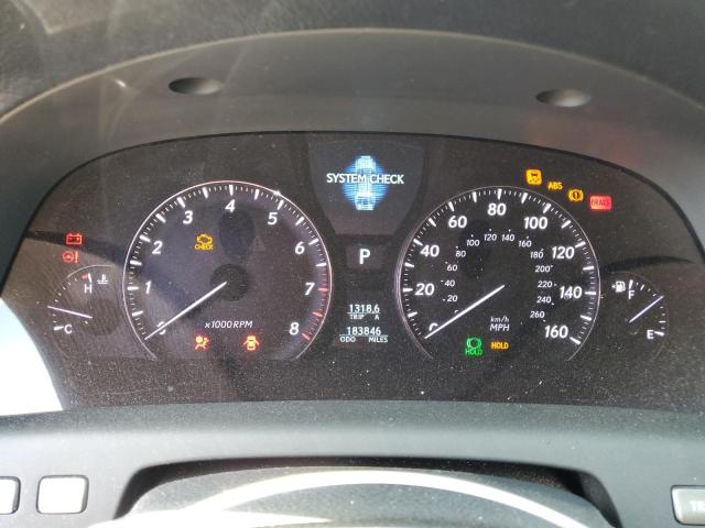 JTHBL46F985060777 - 2008 LEXUS LS 460 SILVER photo 9