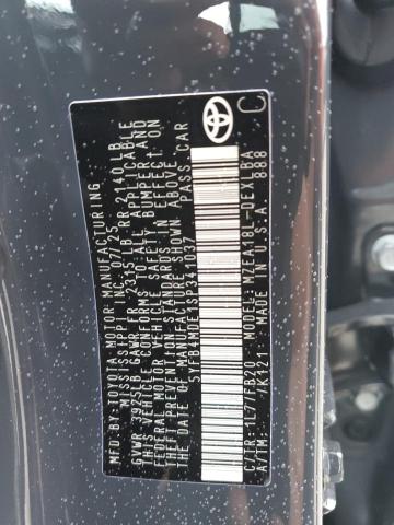 5YFB4MDE1SP341037 - 2025 TOYOTA COROLLA LE გრაფიტი ფოტო 12